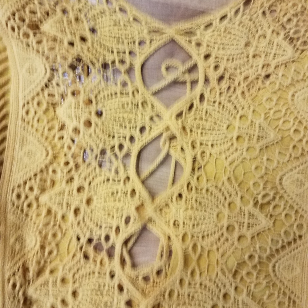 JENS PIRATE BOOTY ISABELLA CROCHET MINI DRESS S - Picture 7 of 12